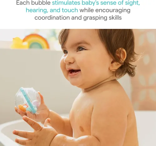 Vista 2 de Munchkin® Float & Play Bubbles™ - Juguete de baño para bebés y niños pequeños, 4