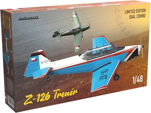 Vista 2 de Eduard EDK11156 1:48 Ltd Edit-Z-126 TREN R Kit de modelo de escala doble, color moldeado