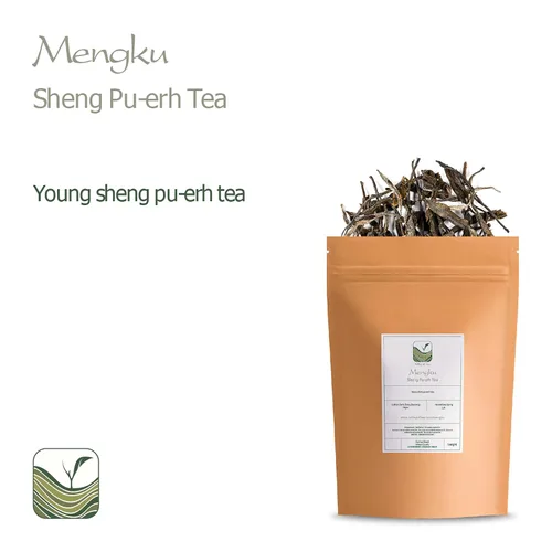 Vista 4 de Sheng Pu er Té Yunnan - Mengku Young Pu-erh Té - Pu erh crudo Té Yunnan China - Pu Er chino o té rojo Pu-erh - Puh Er - Puer té desnudo - Pu-Erh Té