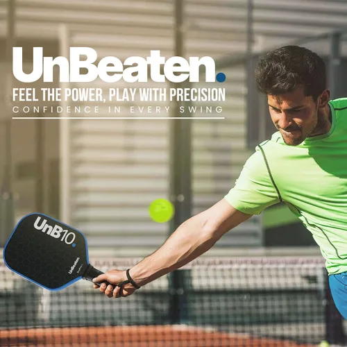 Vista 3 de Juego de 2 palas de pickleball aprobadas por USAPA de fibra de carbono de 0.630 in, palas de pickleball para hombres y mujeres, raquetas ligeras