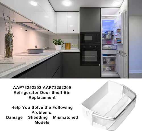 Vista 7 de AAP73252202 AAP73252209 - Contenedor para puerta de refrigerador (derecha) sustituye a AAP73252201 AAP73252206 AAP73252211 PS3637058 AP5602939