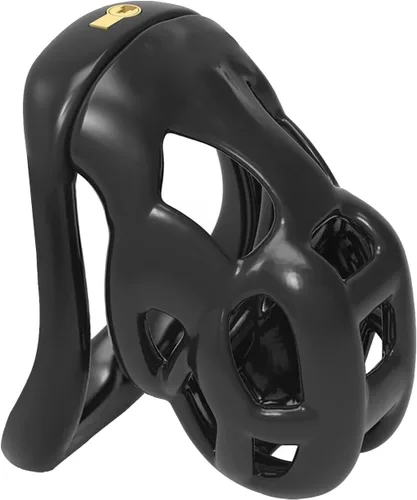 Vista 10 de Nueva jaula de castidad 3.0 dispositivo de castidad masculina con 4 anillos jaula de castidad masculina jaula de resina jaula de castidad jaula