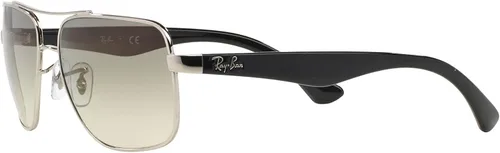Vista 3 de Ray-Ban RB3483 - Gafas de sol cuadradas de metal para hombre