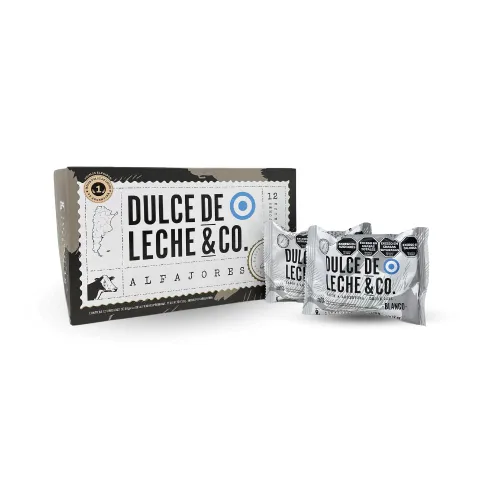 Vista 7 de Dulce de Leche & CO. Alfajores Premium DDL&CO Box X 12 unidades - Hecho en Argentina (Chocolate Oscuro)