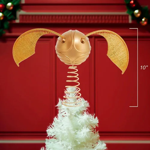 Vista 7 de Kurt Adler Adorno de Árbol de Navidad de Harry Potter Quidditch Snitch