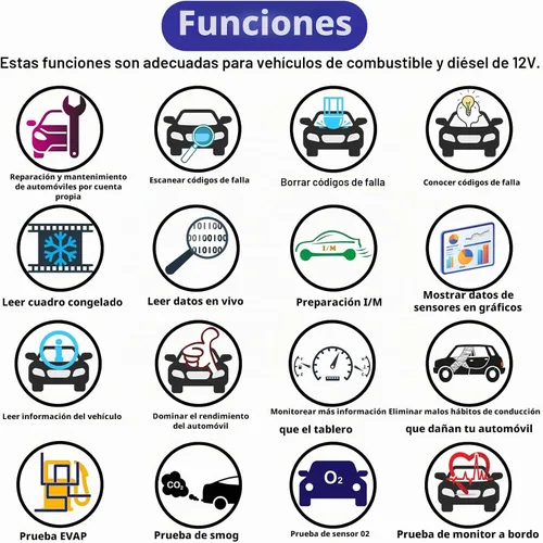 Vista 2 de Adaptador WiFi ELM327 OBD2 WiFi ELM 327 OBD2 Escáner para Android iOS iPhone Escáner OBDii para Auto Lector de Códigos Conector Dongle Interfaz