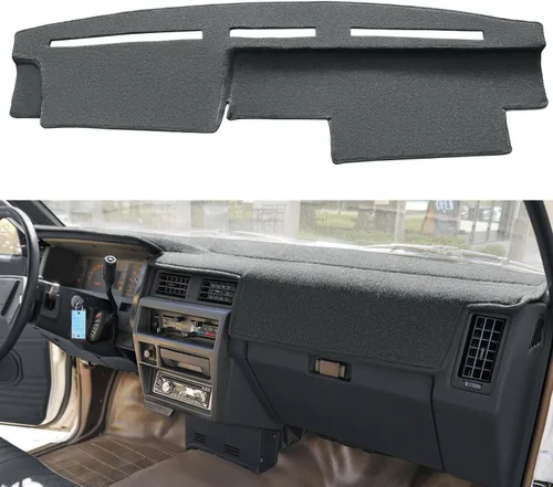 Vista 9 de Dash Cover Mat for Nissan D21 Hardbody Pickup Truck 1986-1993(Black) F77 Fcovergurus - Protector de alfombra personalizado para Nissan Pathfinder