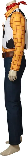 Vista 3 de LILLIWEEN Cowboy Costume Sheriff Halloween Cosplay Uniform Fancy Dress for Adults