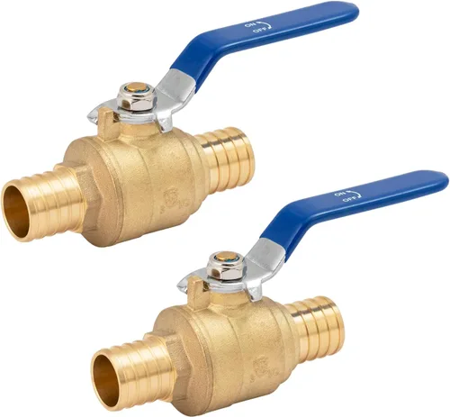 Vista 6 de SUNGATOR 1 paquete de válvulas Pex de 1 pulgada, válvula de bola Pex de latón de puerto completo válvula de cierre de cuarto de vuelta, ASTM F1807
