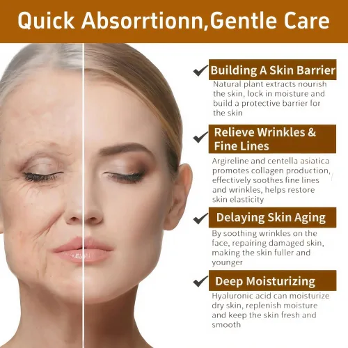 Vista 8 de Argireline - Suero facial para cara, suero facial con 10% de péptido Argireline, para una textura e hidratación más suaves, regalo ideal para el día