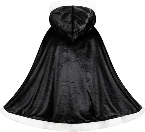 Vista 2 de visofayo Disfraz de capa con escondite para niñas pequeñas para capas de princesa