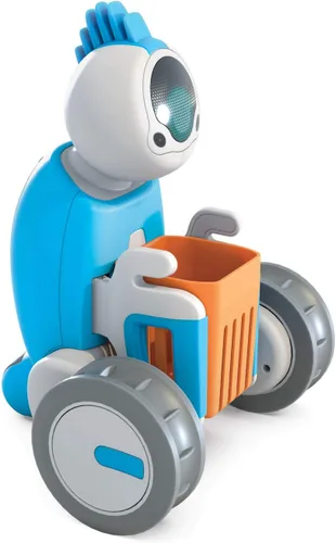 Vista 4 de HEXBUG MoBots Fetch - Kit de robot de grabación y parlante con control remoto con luces de motor y sonido, juguetes educativos interactivos