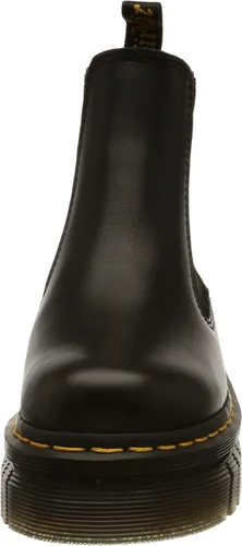 Vista 2 de Dr. Marents Audrick - Botas Chelsea con plataforma para mujer, color negro Nappa Lux