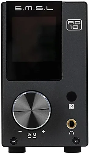 Vista 2 de SMSL AD18 Amplificador de audio estéreo HiFi, compatible con Bluetooth 4.2, compatible con APT-X, amplificador de potencia digital completo USB DSP