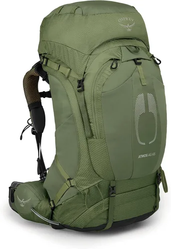 Vista 12 de Osprey Atmos AG 65L Mochila de mochilero para hombre, color negro, S/M