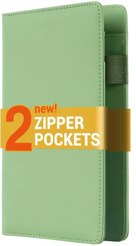 Vista 8 de Forvencer - Libreta para servidor, 2 bolsillos con cremallera, libros para camarera Waitress Book for Servers, Fits Waitress Apron, Guest Book