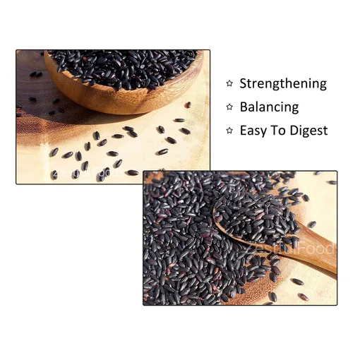 Vista 5 de Zestful Foods Arroz negro, grano entero, sin OMG, alto en fibra, bajo en azúcar, 2 libras, alternativa deliciosa y saludable al arroz blanco