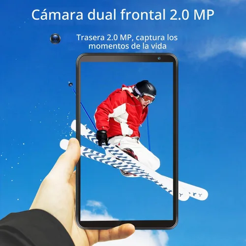 Vista 4 de PRITOM Tablet PC de 7 pulgadas de 32 GB -Android 13 con procesador de cuatro núcleos, pantalla HD IPS, cámara dual, WiFi, Bluetooth, tabletas