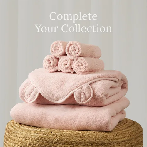 Vista 9 de Natemia Toalla de baño orgánica con capucha para bebé, algodón ultra suave al tacto, toalla de baño absorbente con capucha para recién nacidos