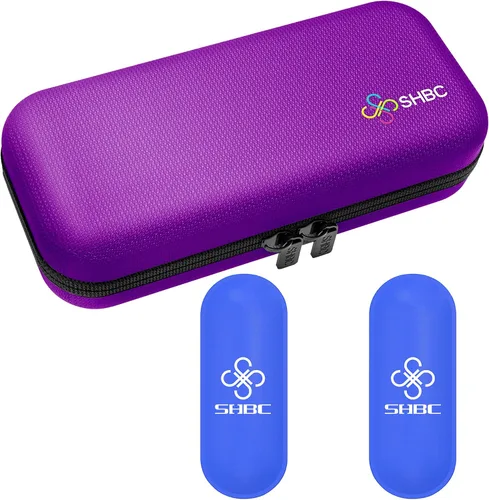 Vista 11 de SHBC - Estuche enfriador para viajar, organizador de medicamentos para diabéticos, bolsa refrigerante con aislamiento con 2 paquetes de hielo