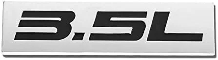 Vista 46 de 1.5L Negro/Cromo Aleación de Aluminio Auto Maletero Puerta Guardabarros Parachoques Insignia Calcomanía Emblema Cinta Adhesiva Pegatina