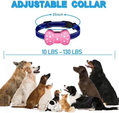 Vista 4 de Collar de choque para perro, collar de entrenamiento de 3000 pies con control remoto para collar de choque para perros, 3 modos de entrenamiento