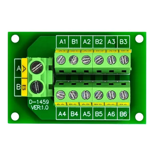 Vista 3 de OONO Módulo de distribución de bloque de terminales de posición 30Amp 48V 2x6