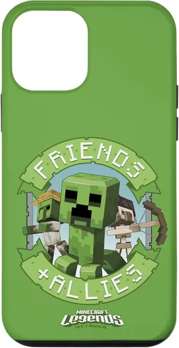 Vista 16 de Minecraft Legends Friends & Allies Mobs - Carcasa para iPhone 17