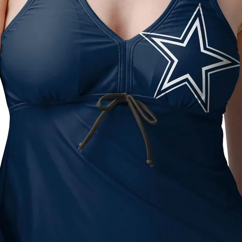 Vista 286 de FOCO Women's NFL Team Logo Ladies Bathing Swim Wear Suit