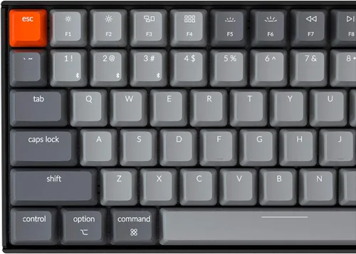 Vista 6 de Keychron K4 96% diseño 100 teclas inalámbrico Bluetooth 5.1teclado mecánico USB con cable Gateron G Pro azul interruptor retroiluminación LED blanca