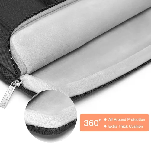 Vista 6 de MOSISO Funda compatible con MacBook Air de 13 pulgadas A1369 A1466, versión anterior 2010-2017, funda rígida de plástico y funda protectora 360