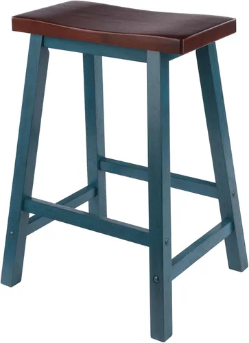 Vista 16 de Winsome Satori Taburete de asiento de sillín para cocina, 24", negro