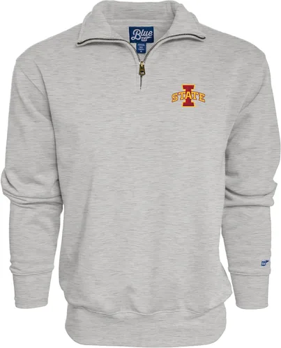 Vista 43 de Blue 84 Sudadera con cremallera de un cuarto para hombre de la NCAA