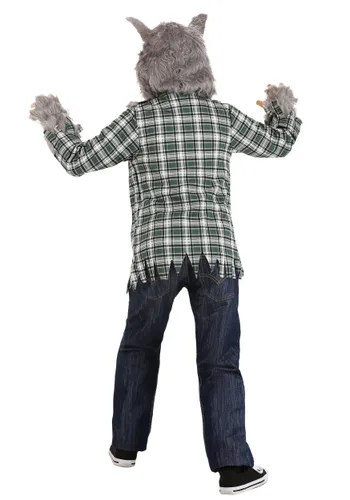 Vista 4 de Disfraz infantil de hombre lobo Multicolor