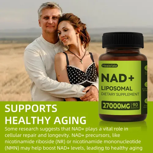 Vista 6 de Suplemento NAD+ de 1000 mg con resveratrol y quercetina - NAD Nicotinamida Adenina Dinucleótido Fórmula Anti-Envejecimiento - Potenciador de energía