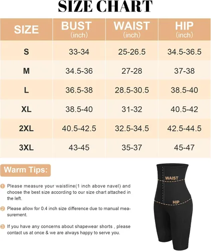 Vista 7 de FeelinGirl Waist Trainer Shorts for Women Tummy Control Shapewear Corset High Waist Yoga Leggings with Pockets