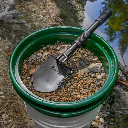 Vista 9 de Kit de Equipo de Geología para Caza de Rocas de 13 piezas ASR Outdoor con Bolsa de Herramientas