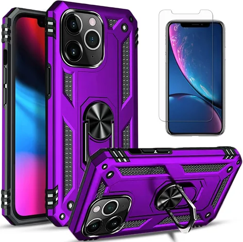 Vista 9 de STARSHOP STARSHOP - Funda compatible con iPhone 11 Pro Max, con [protector de pantalla de vidrio templado incluido], cubierta de teléfono STARSHOP