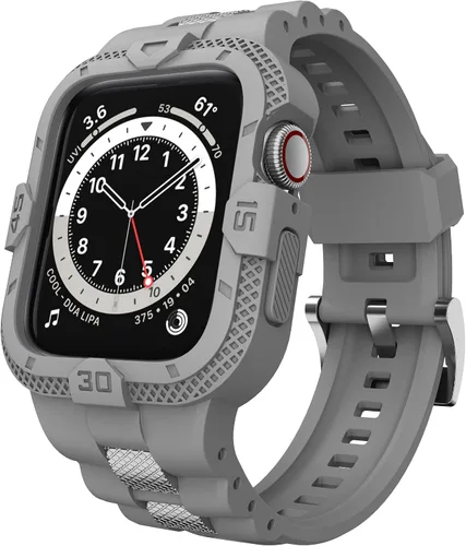 Vista 22 de Correas Compatibles para Apple Watch de 41mm, 40mm, 38mm, Correa Deportiva Resistente para Hombres con Estuche Protector para Watch Series 9, 8