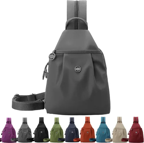 Vista 4 de Bolsa de viaje antirrobo 3 en 1 de alta calidad, impermeable, de 2 vías, mochila cruzada para mujer, Negro, Mediana, Moda