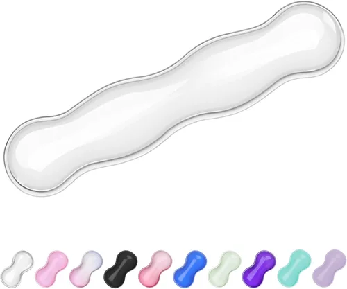 Vista 36 de Reposamuñecas de Gel para Teclado y Ratón, Reposamuñecas para Teclado, Soporte de Muñeca para Ratón, Alivio del Dolor, Toque Fresco, Antideslizante