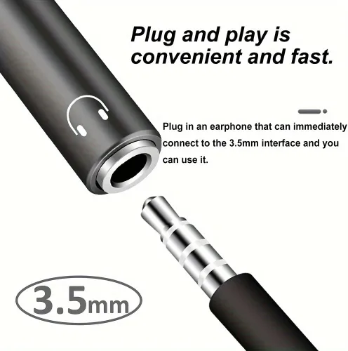 Vista 2 de SHERAF Adaptador USB C a auriculares y cargador de 0.1 in, USB C 2 en 1 a conector de audio auxiliar con cable PD de carga rápida para iPhone 15/15