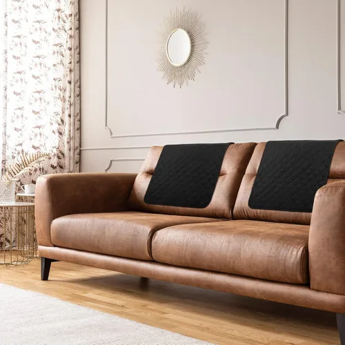 Vista 6 de Moukeren Protector de reposacabezas reclinable, 3 piezas, para silla reclinable, fundas de sofá, silla, protector de cabeza para muebles de sofá