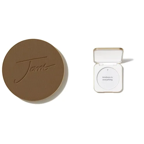 Vista 23 de Jane Iredale PurePressed Base Polvo Mineral de Maquillaje de Repuesto o Juego de Compacto Rellenable Polvo Prensado Semi Mate con SPF Sin Talco