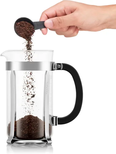 Vista 2 de Bodum Chambord - Cafetera de prensa francesa, Jarra de vidrio, Cromado