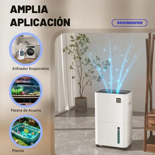 Vista 2 de Bomba Automática de Sumidero Pequeña para Deshumidificador, Elevación de 13 Pies, Control de Flujo de 4 Niveles, Bomba de Agua Sumergible con Sensor