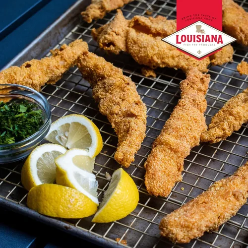 Vista 6 de Louisiana Fish Fry New Orleans Style Seafood Breading Mix, 10 onzas
