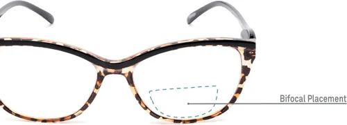 Vista 13 de Readers Gafas de lectura: el estilo de ojo de gato bifocales Ambrosia para mujer