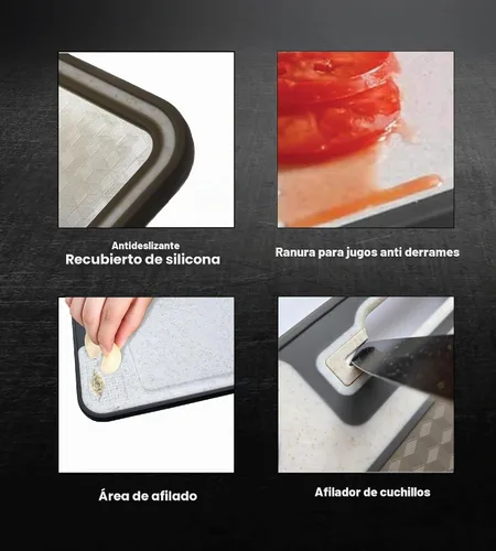 Vista 6 de Tabla de cortar de acero inoxidable - Tablas de cortar de acero inoxidable para cocina - Tablas de cortar de metal - Tabla de Cortar de Acero