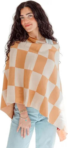 Vista 9 de Poncho transpirable para lactancia – Elegante bufanda multiusos para lactancia materna, funda de asiento de coche y manta de bebé para madres